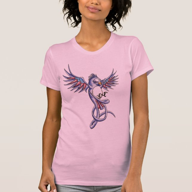 Camiseta Pássaro roxo (Frente)