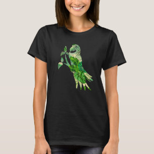 Camiseta Pássaro Selvagem Animal Exótico Assistindo Papagai