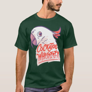 Camiseta Pássaro Sussuro do Cockatoo de Papagaio Exótico