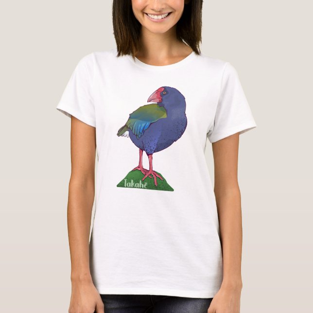 Camiseta Pássaro Takahe NZ (Frente)