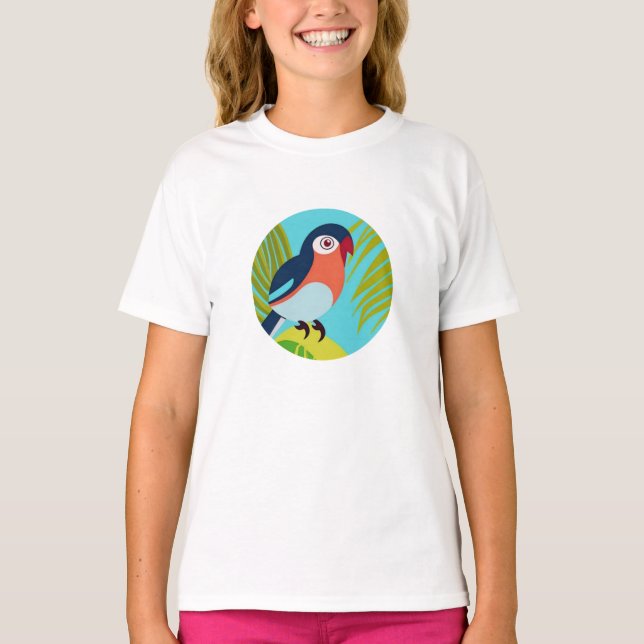 Camiseta Pássaro tropical (Frente)