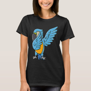 Camiseta Pássaro Tropical 1 do Papagaio legal Dabbing Parro