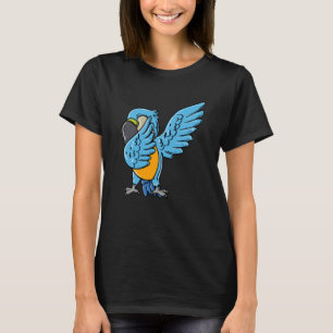 Camiseta Pássaro Tropical 1 do Papagaio legal Dabbing Parro