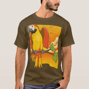 Camiseta Pássaro Tropical Bird Macaw 1