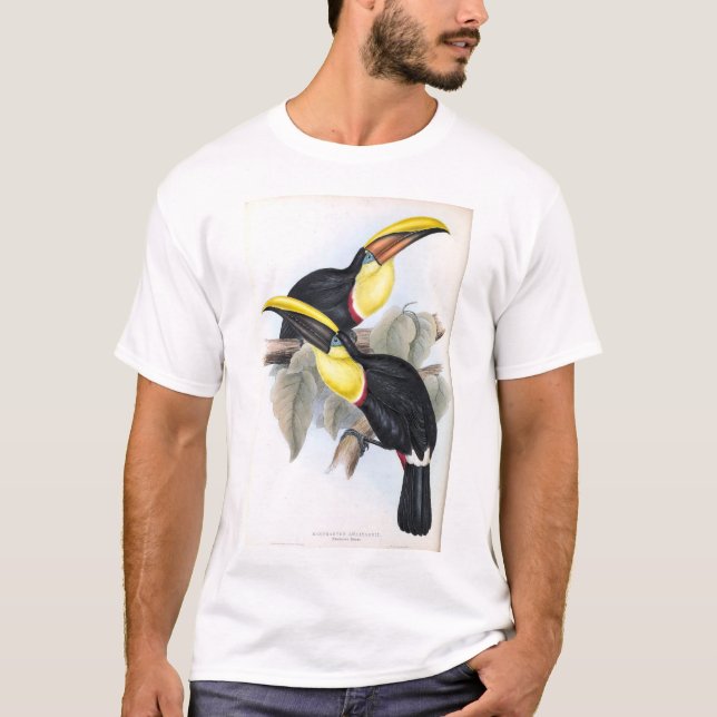 Camiseta Pássaro tropical faturado amarelo de Toucans do (Frente)