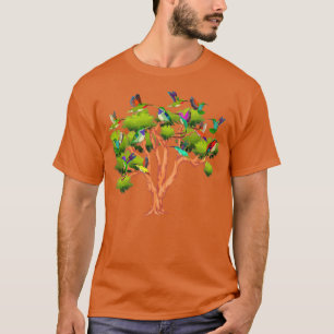 Camiseta Pássaro Tropical Natureza do Amante de os animais