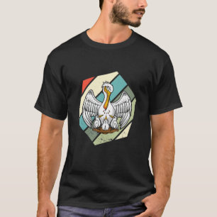 Camiseta Pássaro Tropical Pelicano Pintinhos de pássaros Pe