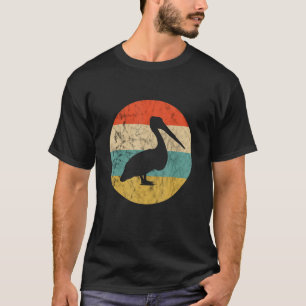 Camiseta Pássaro Tropical Retro Vintage Pelican Bird Fly An