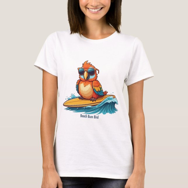 CAMISETA PÁSSARO VAGABUNDO DA PRAIA (Frente)