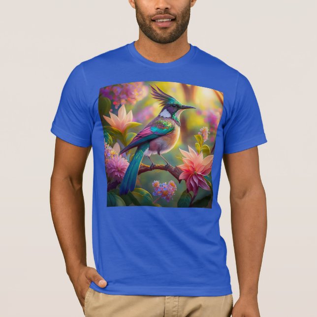 Camiseta Pássaro Verde de Jay Fantasy (Frente)
