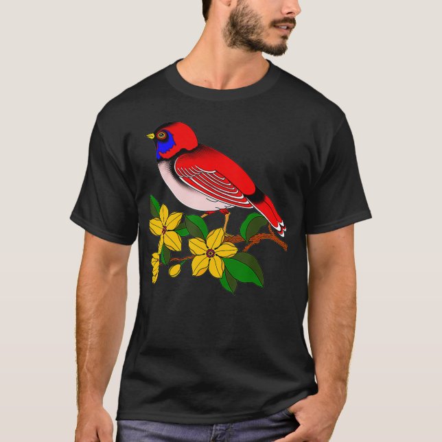 Camiseta Pássaro Vermelho (Frente)