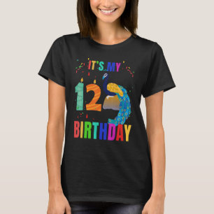 Camiseta Pássaros-12 de-Aniversário, Cute-Birthday Graphic