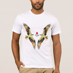 Camiseta Pássaros adoráveis. Ospreys