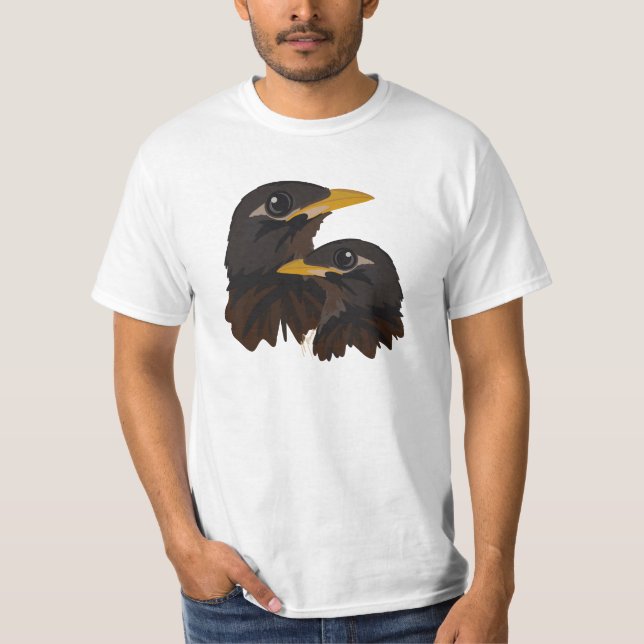 Camiseta Pássaros Adultos (Frente)