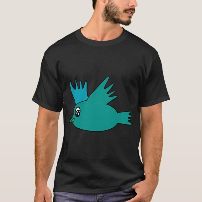 Camiseta Pássaros coloridos para crianças (Frente)