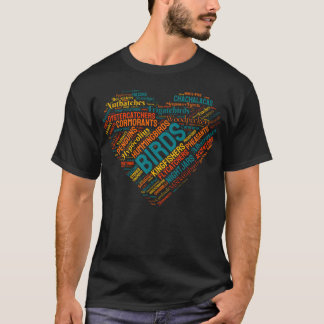 Camiseta Pássaros com presentes de coração