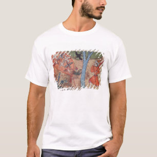 Camiseta Pássaros da caça, 'do livro de Kalila e