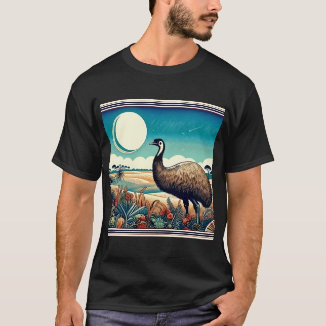 Camiseta Pássaros da Excelência:  Emu#1 (Frente)