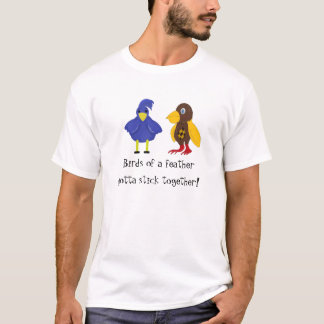 Camiseta Pássaros da Mesma Espécie...