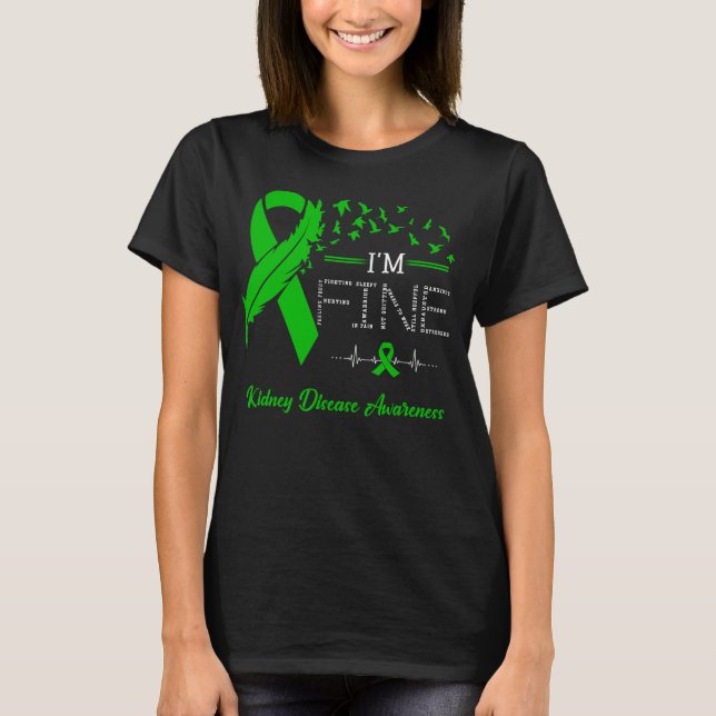Camiseta Pássaros das penas, sou boa consciência da doença  (Frente)