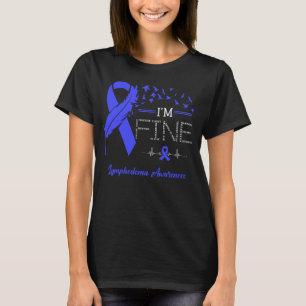 Camiseta Pássaros das penas, sou uma consciência de linfoed