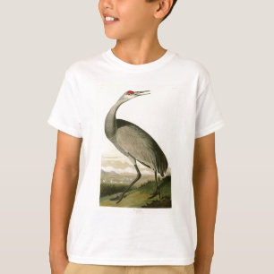 Camiseta Pássaros de John James Audubon do guindaste de