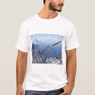 Camiseta Pássaros de Pteranodon - 3D rendem