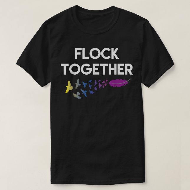 Camiseta Pássaros De Uma Pena Melhor Amiga Que Correspondem (Frente do Design)