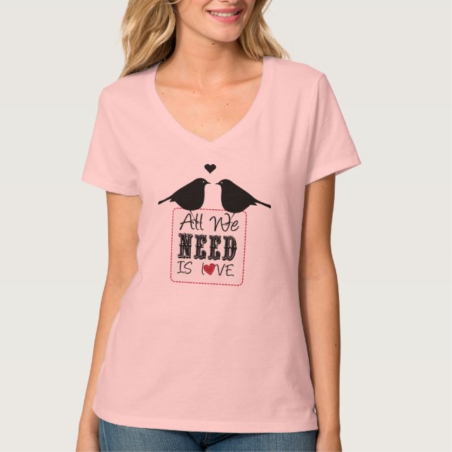 Camiseta Pássaros do Amor (Frente)