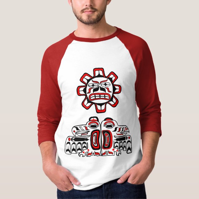Camiseta Pássaros do sol do Haida (Frente)