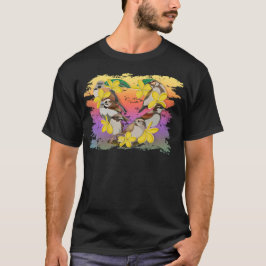 Camiseta Pássaros em um coração