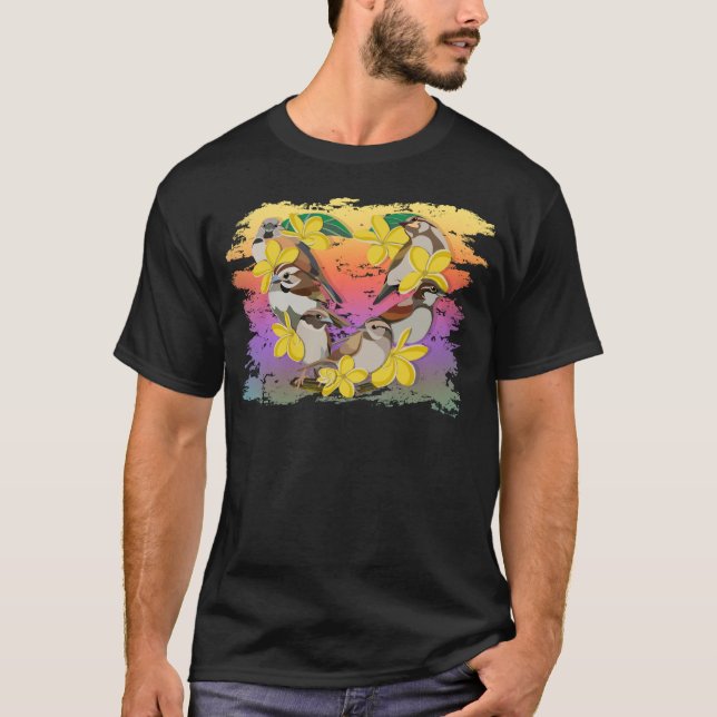 Camiseta Pássaros em um coração (Frente)