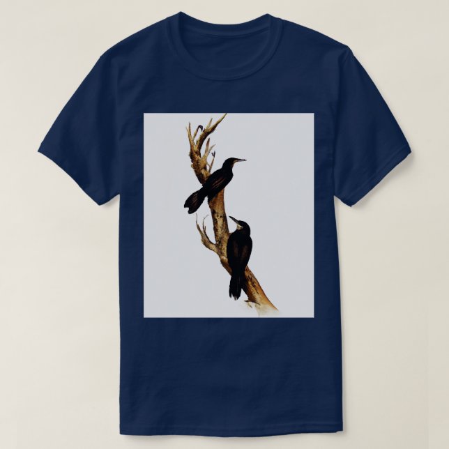 Camiseta Pássaros em um galho (Frente do Design)