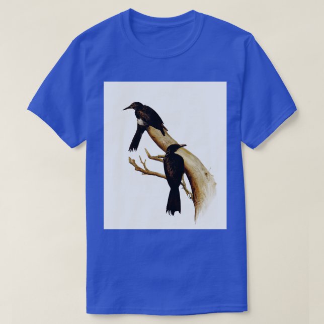 Camiseta Pássaros em uma ramificação 1 (Frente do Design)
