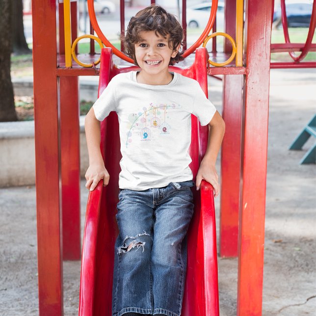 Camiseta Pássaros Gelados Em Gaiolas T-Shirt (Criador carregado)