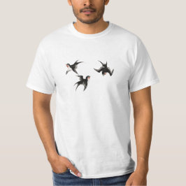 Camiseta Pássaros - Katsushika Hokusai