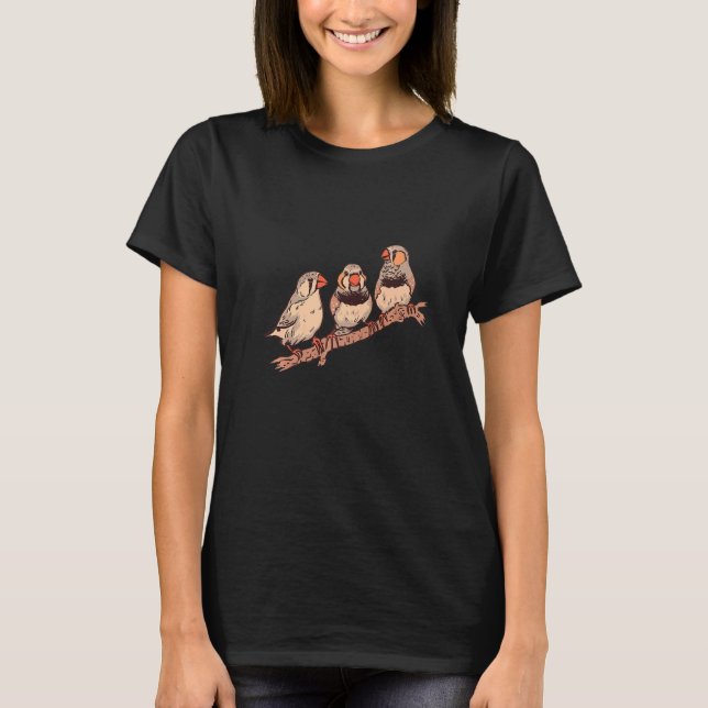 Camiseta Pássaros lindos (Frente)
