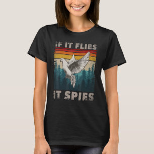 Camiseta Pássaros Não Realmente Merch Pássaro Meme Se Ele V