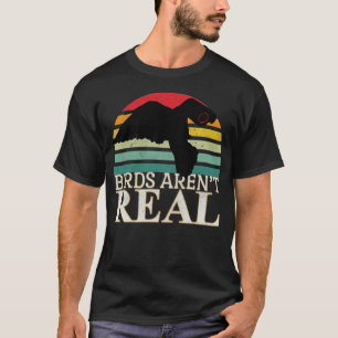 Camiseta Pássaros não são pássaros reais nos observando