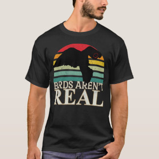 Camiseta Pássaros não são pássaros reais nos observando