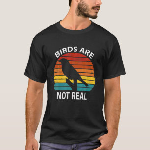 Camiseta Pássaros Não São Verdadeiramente Teoria Da Cons