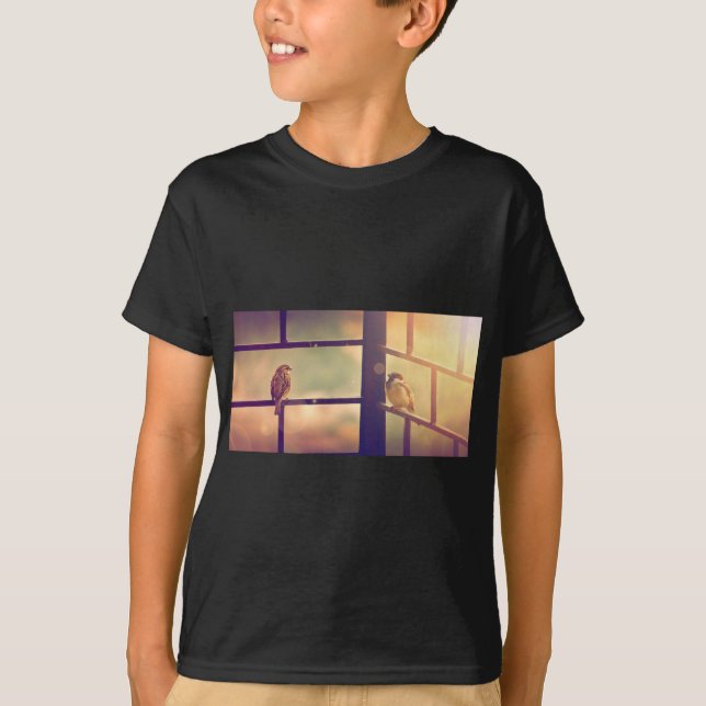 Camiseta Pássaros no sol da tarde (Frente)