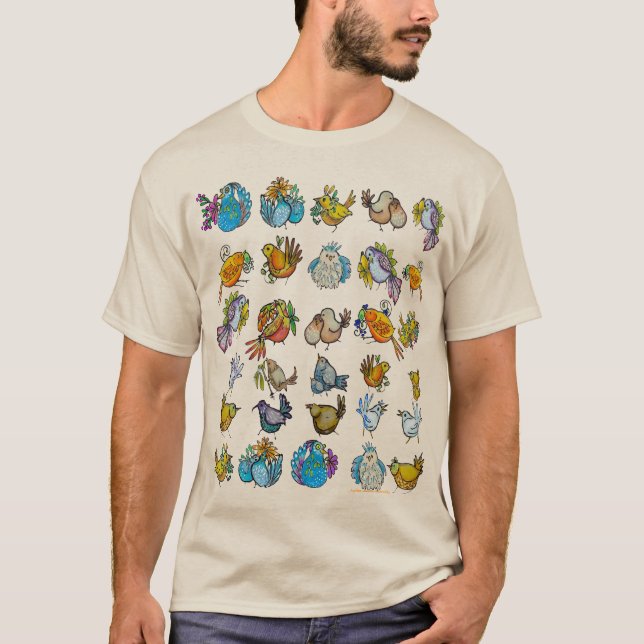 Camiseta Pássaros & Passarinhos (Frente)