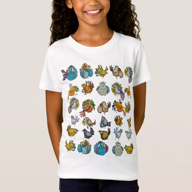 Camiseta Pássaros & Passarinhos (Frente)