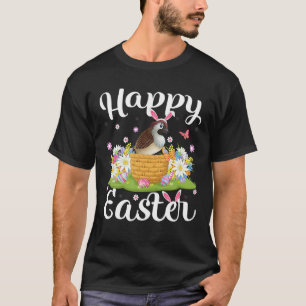 Camiseta Pássaros-Pássaros-Pássaros-Páscoa Caça Ao Ovo
