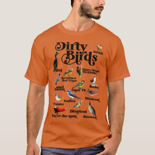 Camiseta Pássaros Sujos Falam Linguagem