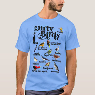 Camiseta Pássaros Sujos Falam Linguagem