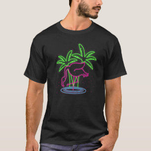 Camiseta Pássaros Tropicais Férias De Verão Palmeiras Exóti