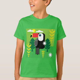 Camiseta Pássaros tropicais tucanos