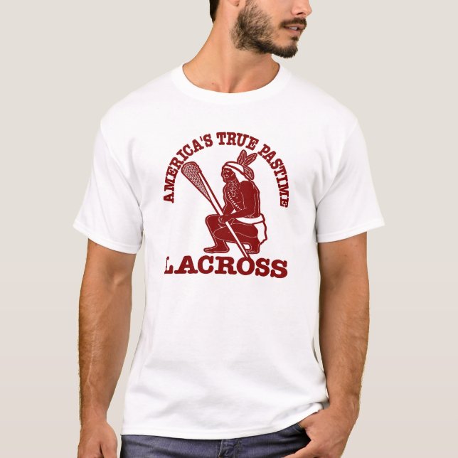 Camiseta Passatempo branco de Lacross EUA (Frente)